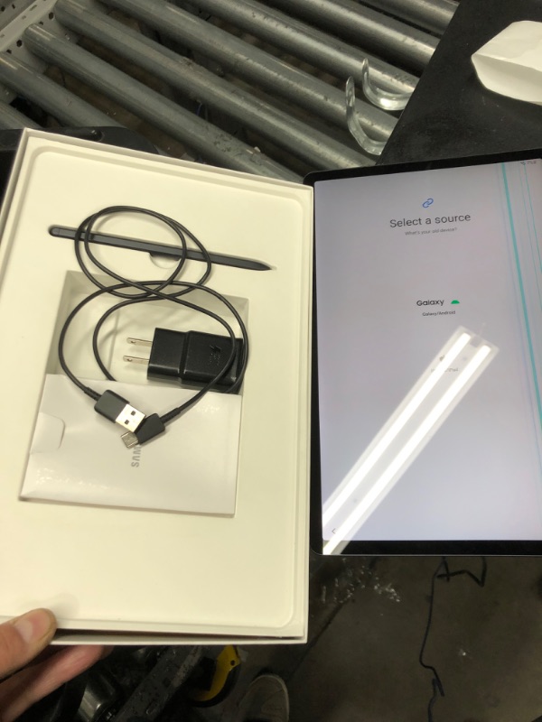 Photo 4 of ***LINES ON SCREEN*** SAMSUNG Galaxy Tab S7 FE 12.4” 64GB WiFi Android Tablet w/ Large Screen, Long Lasting Battery, S Pen Included, Multi Device Connectivity, US Version, 2021, Mystic Black Mystic Black 64GB WiFi Tablet