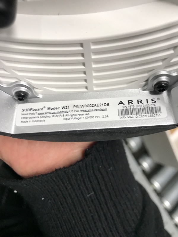 Photo 4 of ARRIS Surfboard mAX W21 Tri-Band Mesh Ready Wi-Fi 6 Router | AX6600 Wi-Fi Speeds up to 6.6 Gbps | Coverage up to 2,750 sq ft | 1 Router | Two 1 Gbps Ports | Alexa Support | 2 Year Warranty
