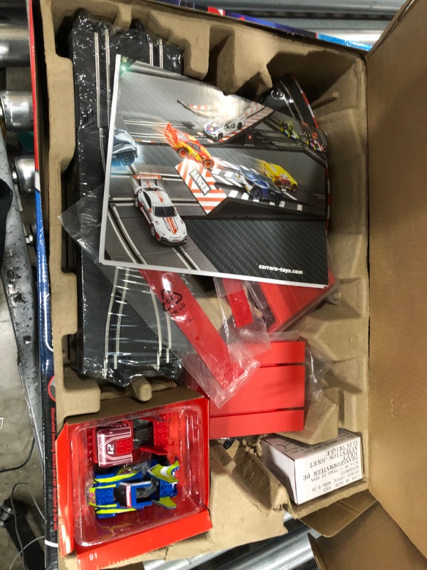 Photo 3 of Carrera GO!!! Build 'N Race 62531 Racing Set 6.2 Electric Powered Slot Car Racing Kids Toy Blocks Race Track Set Includes 2 Hand Controllers and 2 Cars in 1:43 Scale