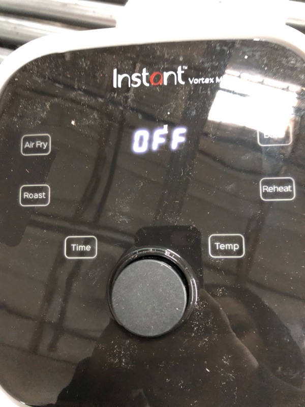 Photo 5 of ****DAMAGED*** Instant Vortex 4-in-1, 2-QT Mini Air Fryer Oven Combo, From the Makers of Instant Pot with Customizable Smart Cooking Programs, Nonstick and Dishwasher-Safe Basket, App with over 100 Recipes, White 2QT White