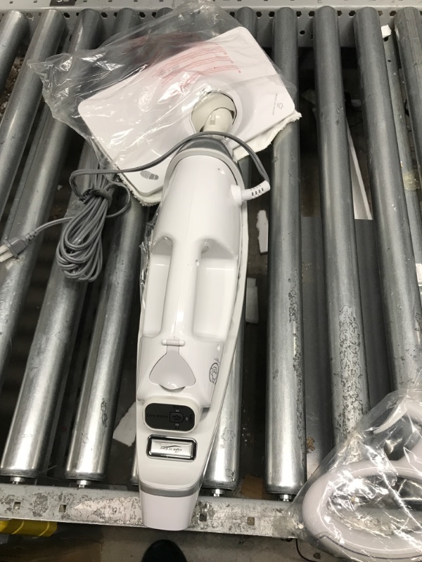 Photo 2 of *USED*LIGHT 'N' EASY Multi-Functional steam mop Steamer for Cleaning Hardwood Floor Cleaner for Tile Grout Laminate Ceramic, 7688ANW, White