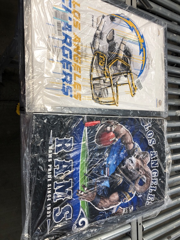 Photo 2 of 34" X 22"  LA RAMS POSTERS 
2 DIFFERENT STYLES 