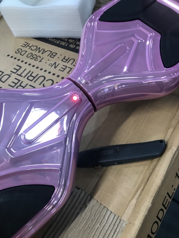 Photo 2 of ***PARTS ONLY*** UNI-SUN Hoverboard, 6.5" Two Wheel Hoverboard with Bluetooth and Lights, Hoverboard for Kids Ages 6-12 C05-Pink