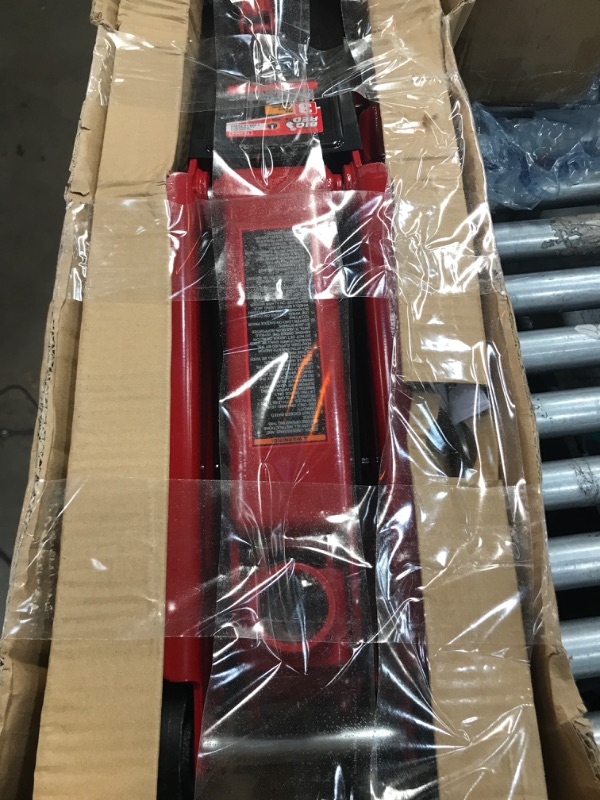 Photo 2 of BIG RED T83006 Torin Hydraulic Trolley Service/Floor Jack with Extra Saddle (Fits: SUVs and Extended Height Trucks): 3 Ton (6,000 lb) Capacity, Red1007460564
