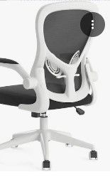 Photo 1 of Hbada Office Chair, Ergonomic Desk Chair, Computer Mesh Chair with Lumbar Support and Flip-Up White