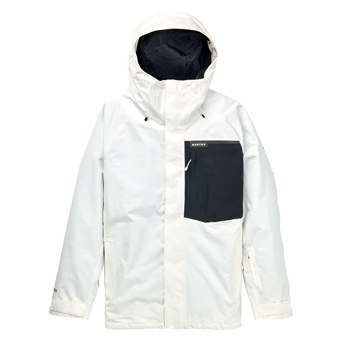 Photo 1 of Men's GORE-TEX Powline Jacket, White, Size Small | Burton
