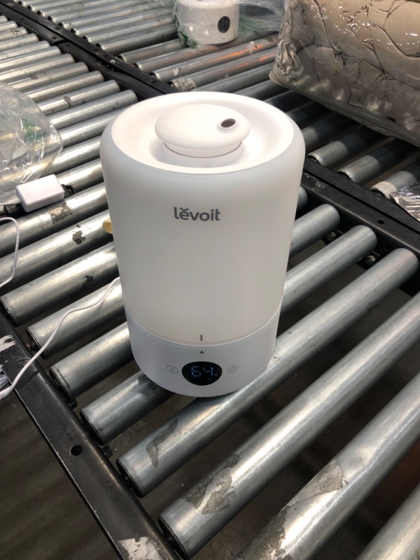 Photo 2 of LEVOIT Dual200S Smart Cool Mist Humidifiers for Bedroom, Top Fill Diffuser for Baby Nursery, Air Humidifiers with Humidistat, Ultrasonic, 3L, White
