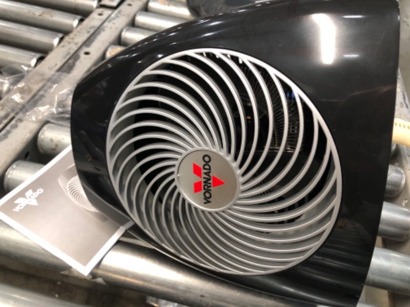 Photo 3 of **TESTED** Vornado MVH Vortex Heater with 3 Heat Settings, Adjustable Thermostat, Tip-Over Protection, Auto Safety Shut-Off System, Whole Room, Black