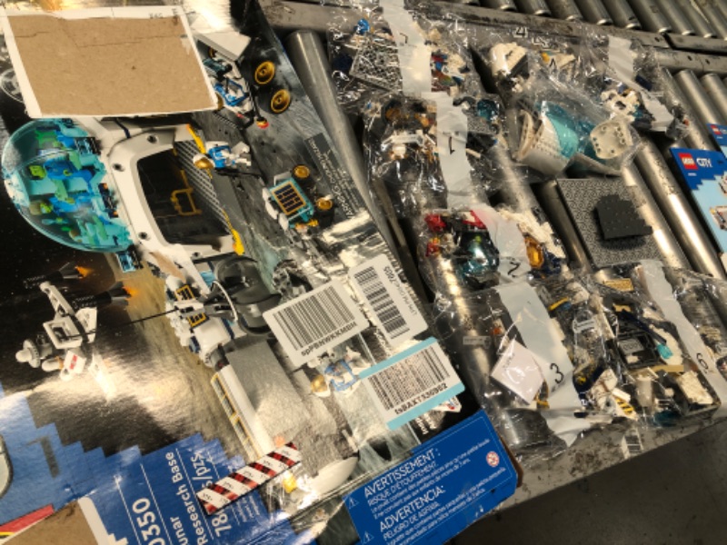 Photo 3 of **MISSING PARTS* City Space Lunar Research Base 60350 Building Toy Set for Kids, Boys, and Girls Ages 7+ (786 Pieces) Frustration-Free Packaging