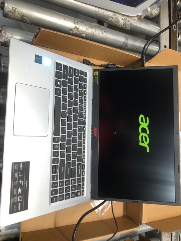 Photo 5 of Acer Aspire 5 A515-56-32DK Slim Laptop 15.6' Full HD IPS Display 11th Gen Intel Core I3-1115G4 Processor 4GB DDR4 128GB NVMe SSD WiFi 6.
