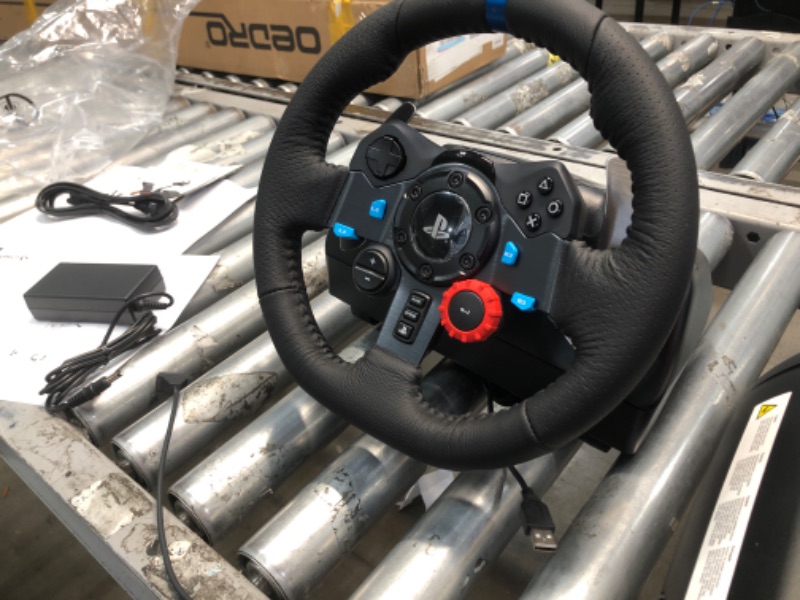 Photo 3 of Logitech G Dual-Motor Feedback Driving Force G29 Gaming Racing Wheel with Responsive Pedals Playstation