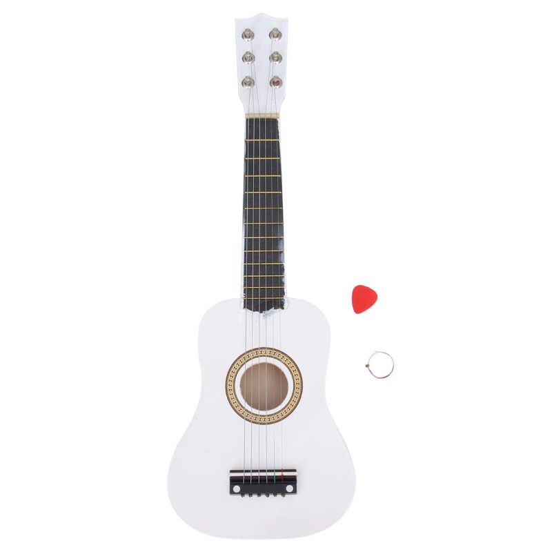 Photo 1 of ARTIBETTER 21 Inch Guitar Small Acoustic Guitar for Beginners 6- String Wooden Guitar White