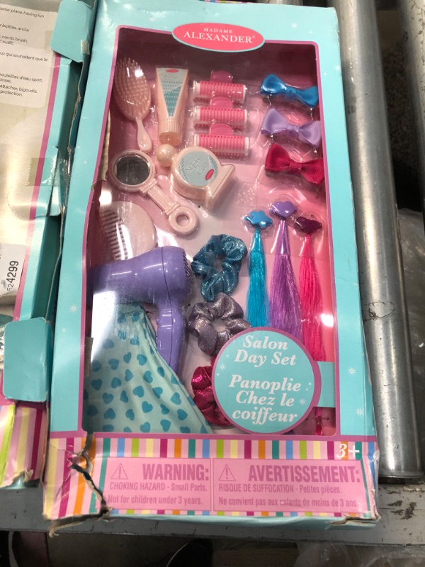 Photo 1 of 4 PIECE TOY BUNDLE  - SQUISHVILLE SKI CHALET/  FOAM BAT AND BALL/ MADAME ALEXANDER KINDNESS CLUB DOLL / MISS ALEXANDER SPA DAY SET