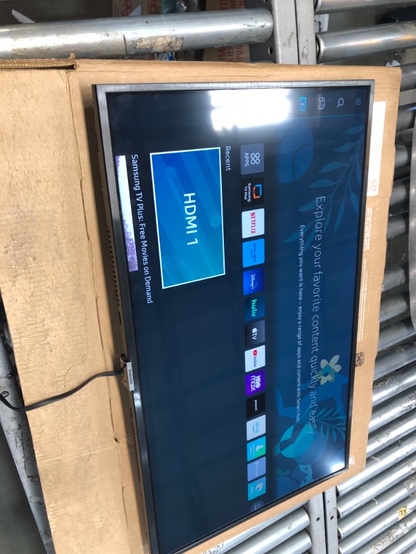 Photo 2 of SAMSUNG 32-Inch Class QLED Q60A Series - 4K UHD Dual LED Quantum HDR Smart TV with Alexa Built-in (QN32Q60AAFXZA, 2021 Model)
