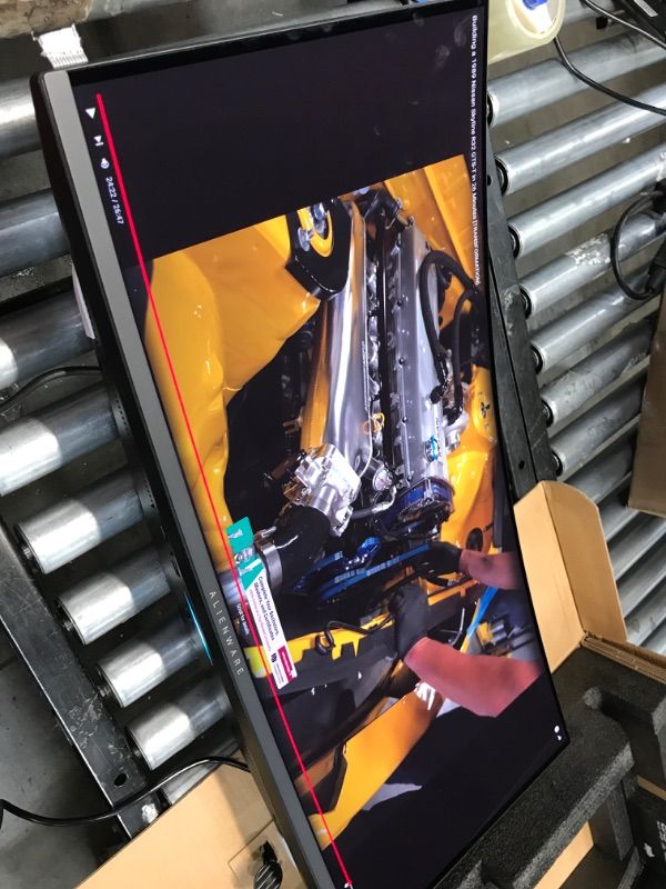 Photo 1 of Alienware 34 Inch Curved PC Gaming Monitor, 3440 x 1440p Resolution, Quantum Dot OLED 175Hz, 1800R Curvature, True 1ms GTG, 1,000,000:1 Contrast Ratio, 1.07 Billion Colors, AW3423DW - Lunar Light
