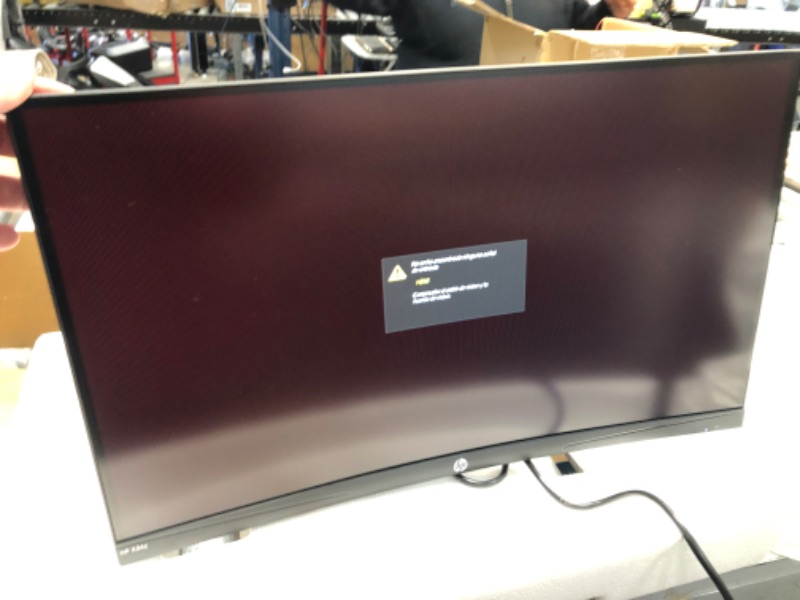 Photo 4 of HP X24c Gaming Monitor | 1500R Curved Gaming Monitor in FHD Resolution with 144Hz Refresh Rate and AMD FreeSync Premium | (9EK40AA) 
