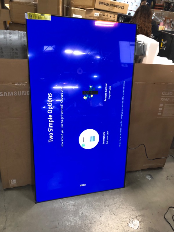 Photo 8 of SAMSUNG 65-Inch Class OLED 4K S95B Series Quantum HDR, Dolby Atmos, Object Tracking Sound, Laser Slim Design, Smart TV with Alexa Built-In (QN65S95BAFXZA, 2022 Model)
