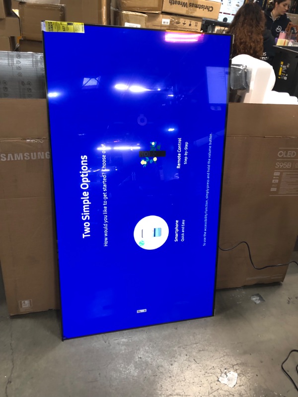 Photo 4 of SAMSUNG 65-Inch Class OLED 4K S95B Series Quantum HDR, Dolby Atmos, Object Tracking Sound, Laser Slim Design, Smart TV with Alexa Built-In (QN65S95BAFXZA, 2022 Model)
