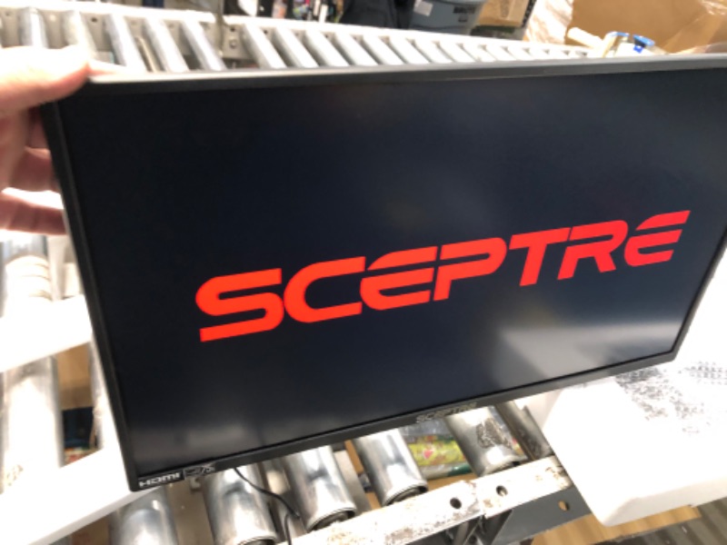 Photo 4 of Sceptre 24" Professional Thin 75Hz 1080p LED Monitor 2x HDMI VGA Build-in Speakers, Machine Black (E248W-19203R Series)
