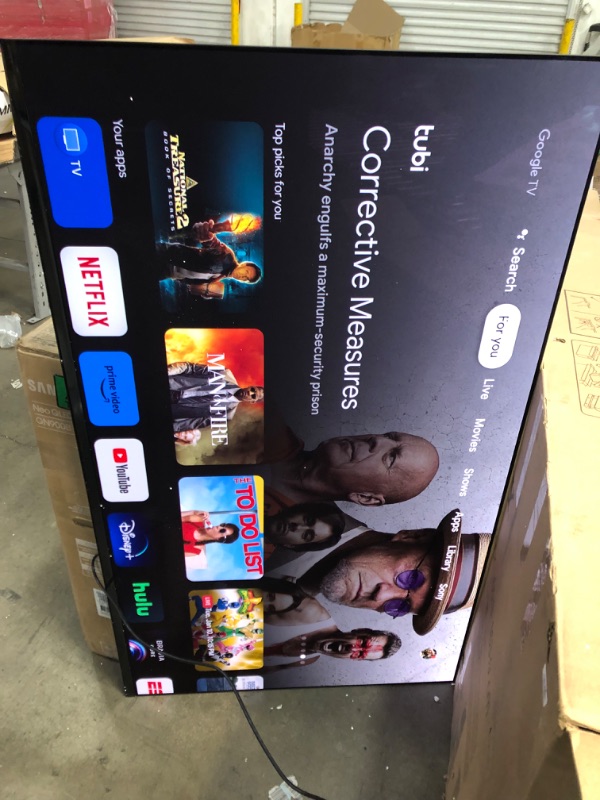 Photo 4 of **BENT CORNER**Sony 65 Inch 4K Ultra HD TV A95K Series: BRAVIA XR OLED Smart Google TV with Dolby Vision HDR and Exclusive Features for The Playstation® 5 XR65A95K- 2022 Model

