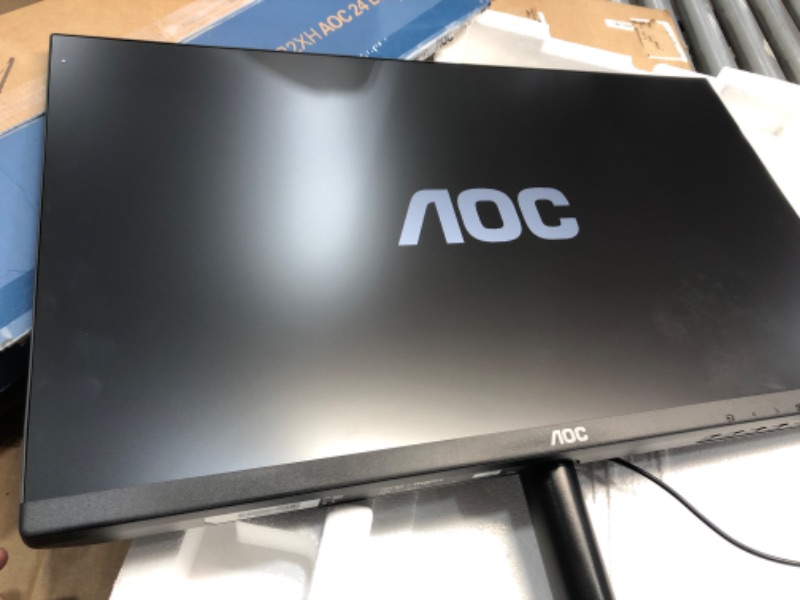 Photo 2 of AOC 24B2XH 24" Full HD IPS Monitor, 3-Sided Frameless & Ultra Slim HDMI and VGA inputs, Lowblue Mode, VESA compatible,Black
