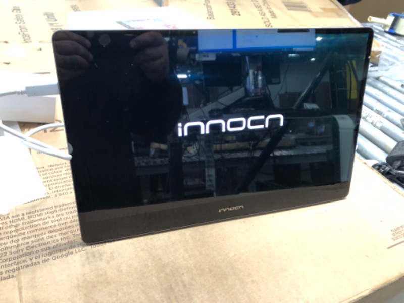 Photo 3 of INNOCN 13.3" OLED Portable Monitor 1080P FHD USB-C Laptop Monitor HDMI Computer Display HDR Gaming Monitor w/Detachable Stand & Speakers, External Monitor for Laptop PC Mac Tablet PS4 Xbox Switch
