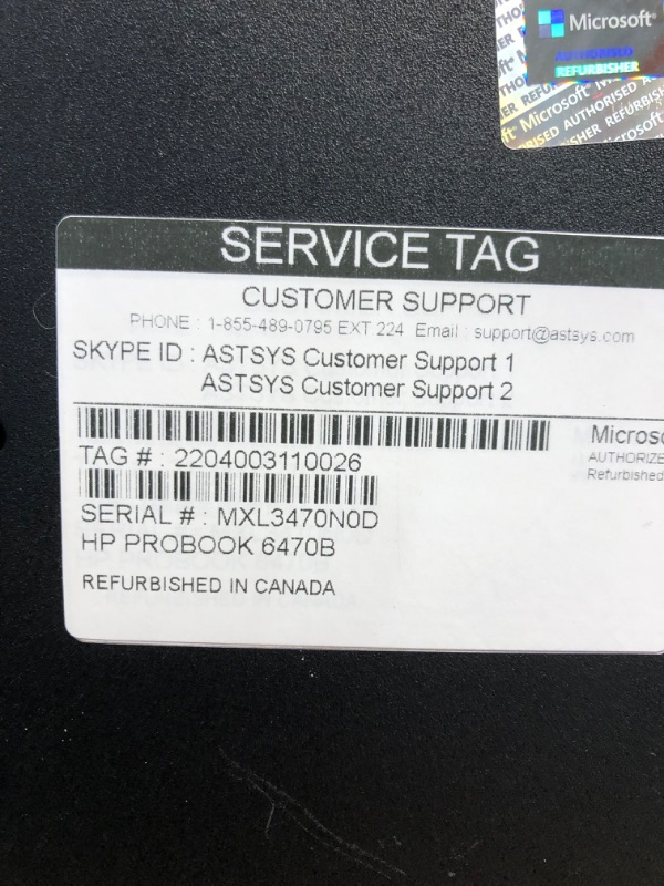 Photo 4 of HP ProBook 6470B 14in HD Notebook High Performance Business Laptop Computer, Intel i5-3210M up to 3.1GHz, 8GB RAM, 128GB SSD, DVD, WiFi, Windows 10 Pro 64 Bit 
