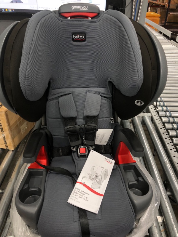 Photo 2 of Britax Grow with You ClickTight Plus Harness-2-Booster Car Seat, Otto Safewash Fabric
