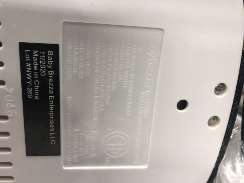 Photo 3 of New and Improved Baby Brezza Formula Pro Advanced Formula Dispenser Machine - Automatically Mix a Warm Formula Bottle Instantly - Easily Make Bottle with Automatic Powder Blending