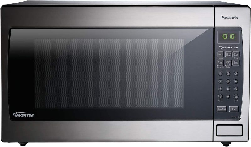 Photo 1 of *DOES NOT TURN ON PARTS ONLY* Panasonic Microwave Oven NN-SN966S Stainless Steel Countertop/Built-In with Inverter Technology and Genius Sensor, 2.2 Cubic Foot, 1250W
