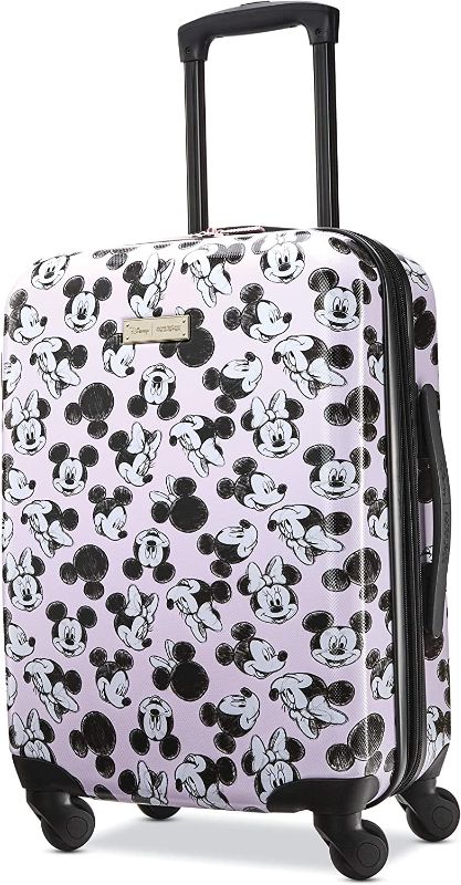 Photo 1 of American Tourister Disney Hardside Luggage with Spinner Wheels, Minnie Loves Mickey, Carry-On 20-Inch
