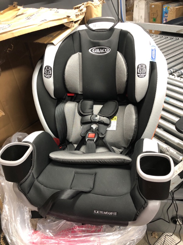 Photo 7 of Graco Extend2Fit 3 in 1 Car Seat, Ride Rear Facing Longer, Garner, 21.56 pounds