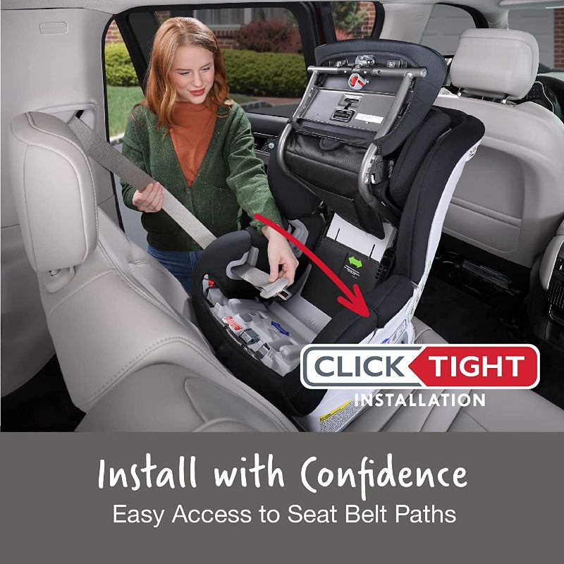 Photo 5 of Britax Advocate Clicktight Convertible Car Seat, Gray Ombre SafeWash Gray Ombre Advocate