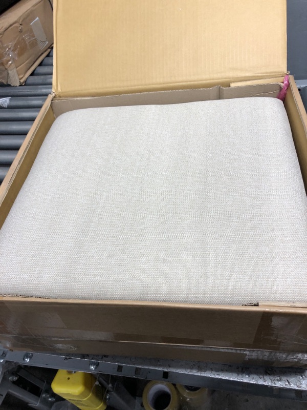 Photo 5 of ***FACTORY SEALED*** Baxton Studio BBT5200-Light Ottomans, Light Beige