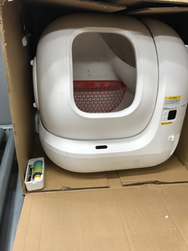 Photo 3 of ***MISSING COMPONENTS*** PETKIT New Version Pura Max Self-Cleaning Cat Litter Box with Large Capacity fr Multiple Cats, xSecure/Odor Removal/APP Control Newest Automatic Cat Littler Box Pura Max With Odor Eliminator