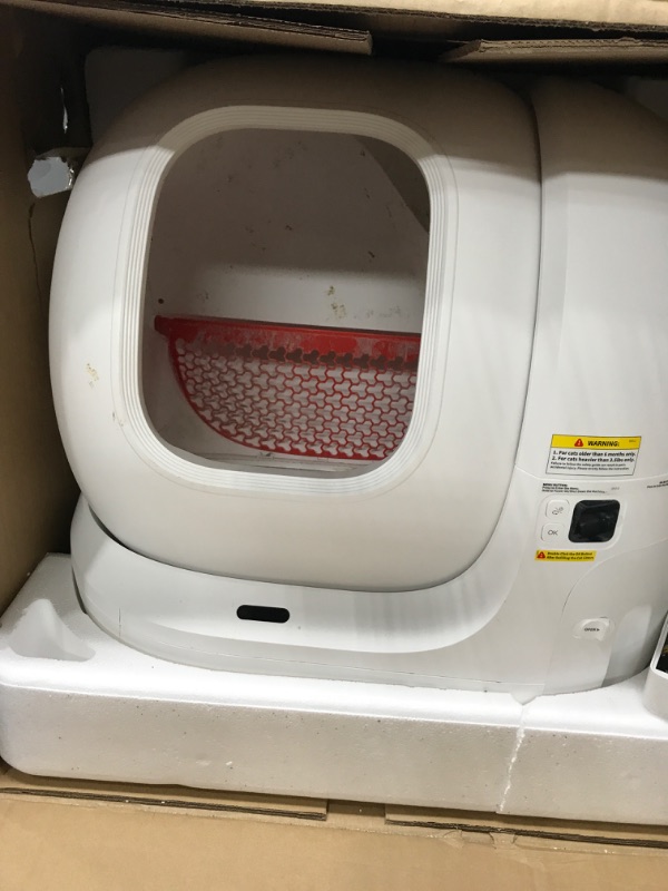 Photo 2 of ***MISSING COMPONENTS*** PETKIT New Version Pura Max Self-Cleaning Cat Litter Box with Large Capacity fr Multiple Cats, xSecure/Odor Removal/APP Control Newest Automatic Cat Littler Box Pura Max With Odor Eliminator