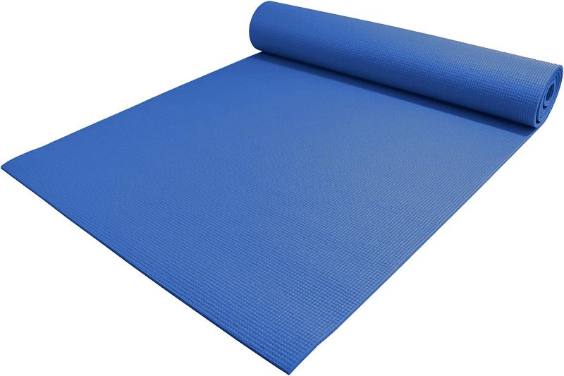 Photo 1 of 1/4" Thick High Density Deluxe Non Slip Exercise Pilates & Yoga Mat
