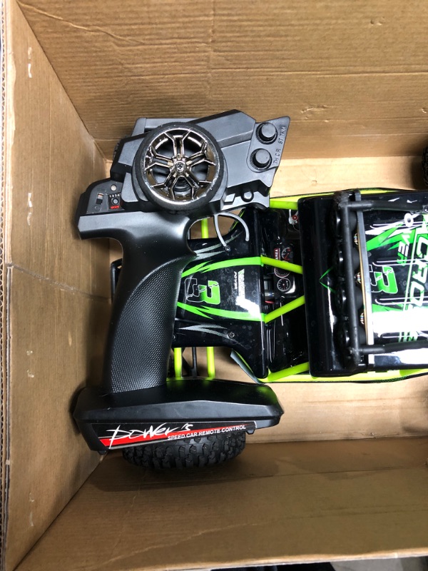 Photo 2 of *USED*HAIBOXING 1:18 Scale All Terrain RC Car 18859E, 36 KPH High Speed 4WD Electric Vehicle with 2.4 GHz Remote Control, 4X4 Waterproof Off-Road Truck with Two Rechargeable Batteries