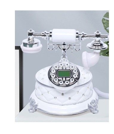 Photo 1 of Vintage Telephone Old Fashioned Desk Landline Phone Headboard Decoration Antique Home Telephone Retro Vintage Old Fashioned Dial Phone Home/ Office Vintage Telephone Old Fashioned Desk European Style
