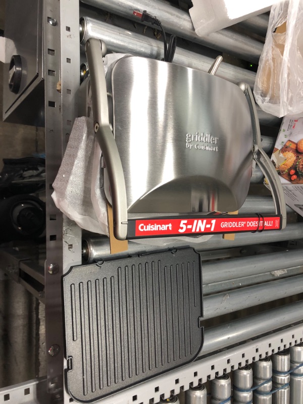 Photo 1 of Panini Press by Cuisinart, Stainless Steel Griddler,