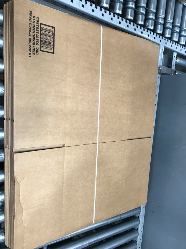 Photo 1 of uBoxes Moving Boxes Medium 18x14x12-Inches (Pack of 10) Professional Moving Box Single