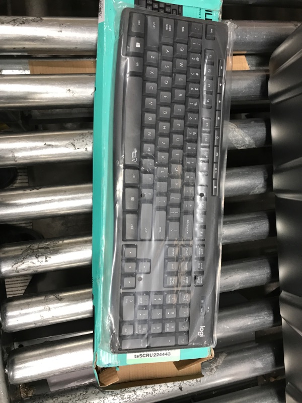 Photo 1 of Logitech MK295 Wireless Mouse & Keyboard Combo with SilentTouch Technology, Full Numpad, Advanced Optical Tracking, Lag-Free Wireless, 90% Less Noise - Graphite Black