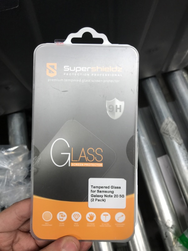 Photo 2 of (2 Pack) Supershieldz Designed for Samsung Galaxy Note 20 5G Tempered Glass Screen Protector