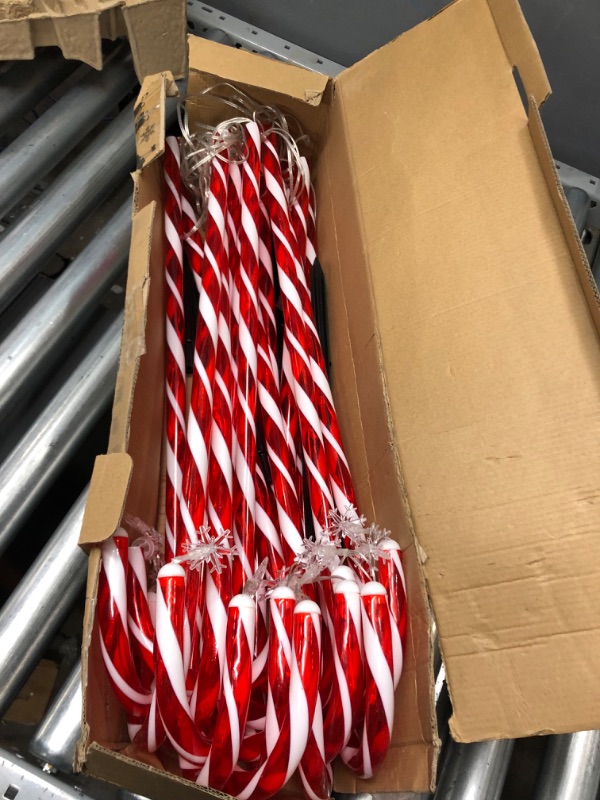 Photo 3 of 16 Pack Candy Cane Lights 