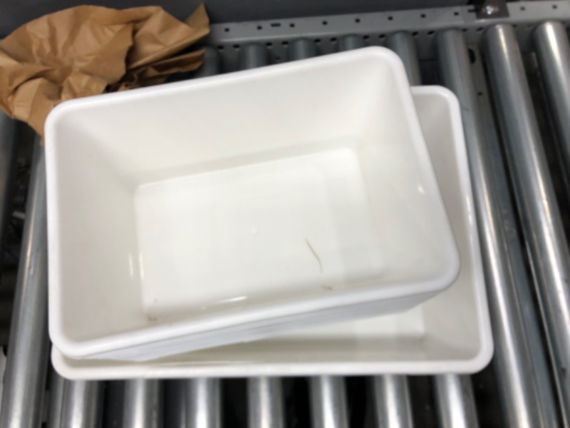 Photo 1 of 20 pack White Storage Bins  