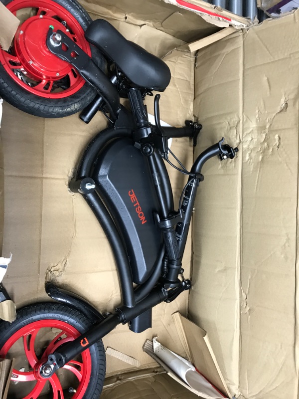 Photo 2 of *Unable to Test* Jetson Bolt Adult Folding Electric Ride On, Foot Pegs, Easy-Folding, Built-in Carrying Handle, Lightweight Frame, LED Headlight, Twist Throttle