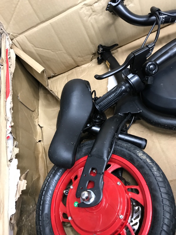 Photo 5 of *Unable to Test* Jetson Bolt Adult Folding Electric Ride On, Foot Pegs, Easy-Folding, Built-in Carrying Handle, Lightweight Frame, LED Headlight, Twist Throttle