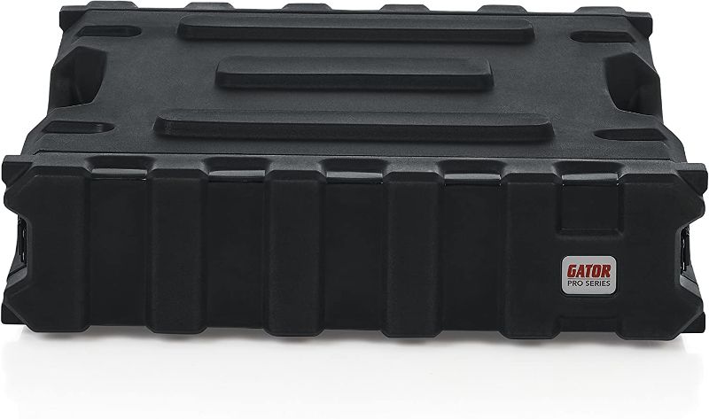 Photo 1 of Gator Cases Pro Series Rotationally Molded 2U Rack Case with Standard 19" Depth; Made in USA (G-PRO-2U-19), Black (GPRO2U19)