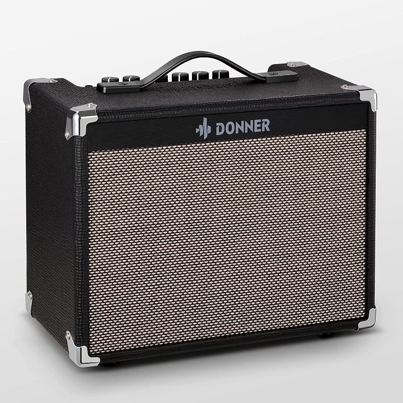 Photo 3 of Donner Electric Guitar Amp 20W, Guitar Practice Amplifier Combo DA-20 with 8" Speaker? Clean & Distorted Dual Channel Sound Circuit Design