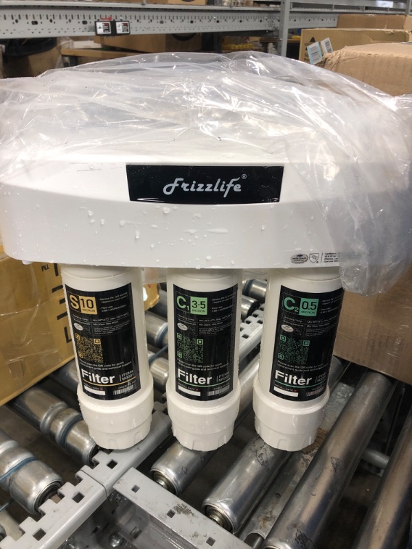 View 2 of Frizzlife Under Sink Water Filter System SK99-NEW, Direct Connect, NSF/ANSI 53&42 Certified to Remove Lead, Chlorine, Odor & Bad Taste- 0.5 Micron, Quick Change, USA Tech Support
Visit the FRIZZLIFE Store